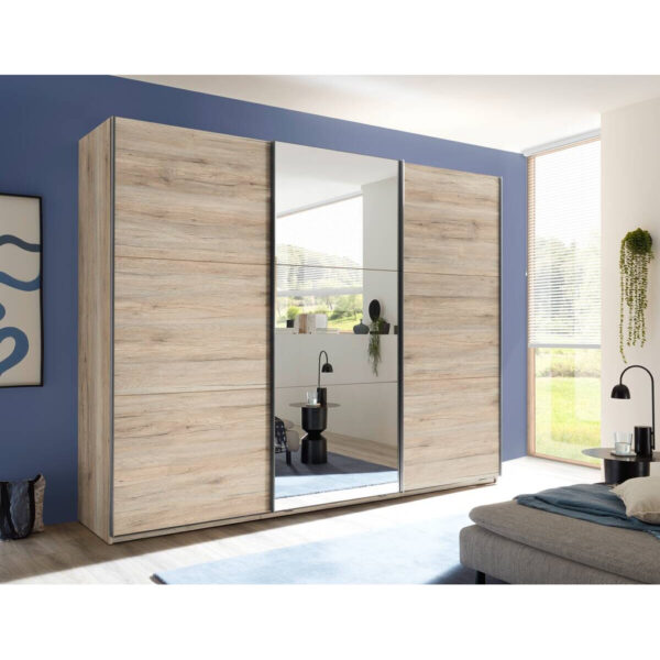 POCO Schwebetürenschrank Bravo Eiche San-Remo Nachbildung B/H/T: ca. 270x210x60 cm POCO Schwebetürenschrank Bravo Eiche San-Remo Nachbildung B/H/T: ca. 270x210x60 cm
