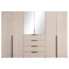 POCO Kleiderschrank Sarino Kaschmir B/H/T: ca. 300x212x57 cm
