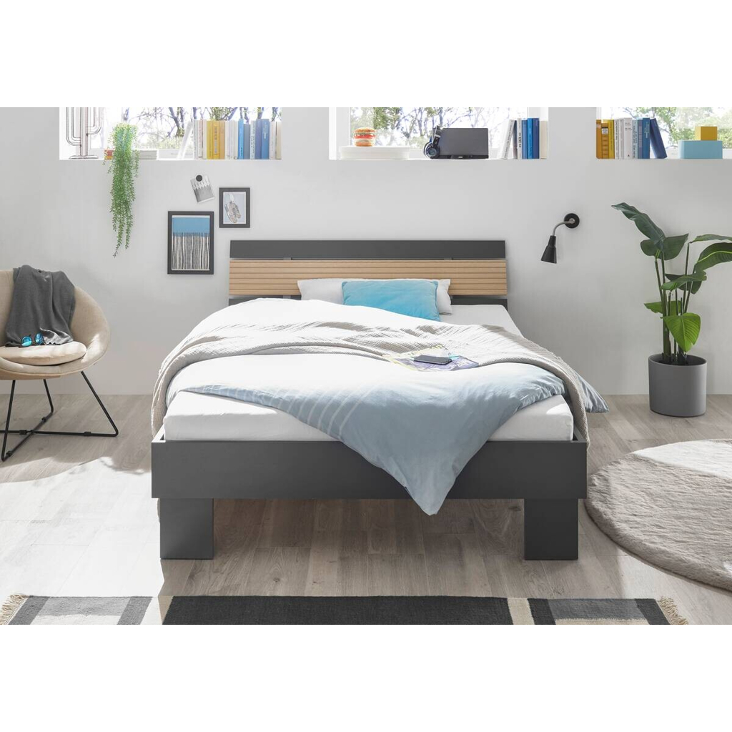POCO Futonbett Jolka Graphit Liegefläche B/L: ca. 140x200 cm