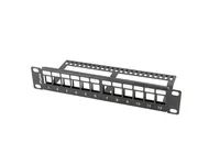Lanberg 10″ Patchpanel Blank 1U Keystone Organizer s – Patch – Panel