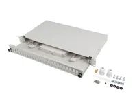 Lanberg 19″ Fiber Patchpanel 24xSC DUPLEX/24xLC QUAD gr – Glasfaser (LWL) – Duplex