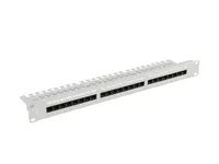 Lanberg 19″ Patchpanel CAT.5E UTP+ Kabelorg. gr – 24 – Port – Rack – Modul