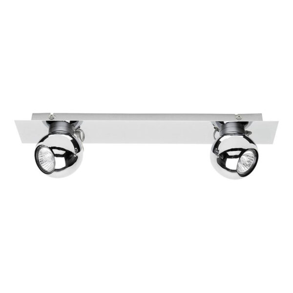 SPOT Light Spotbalken Sergio Chrom Metall B/H/T: ca. 45x11,5x8 cm GU10 2 Brennstellen