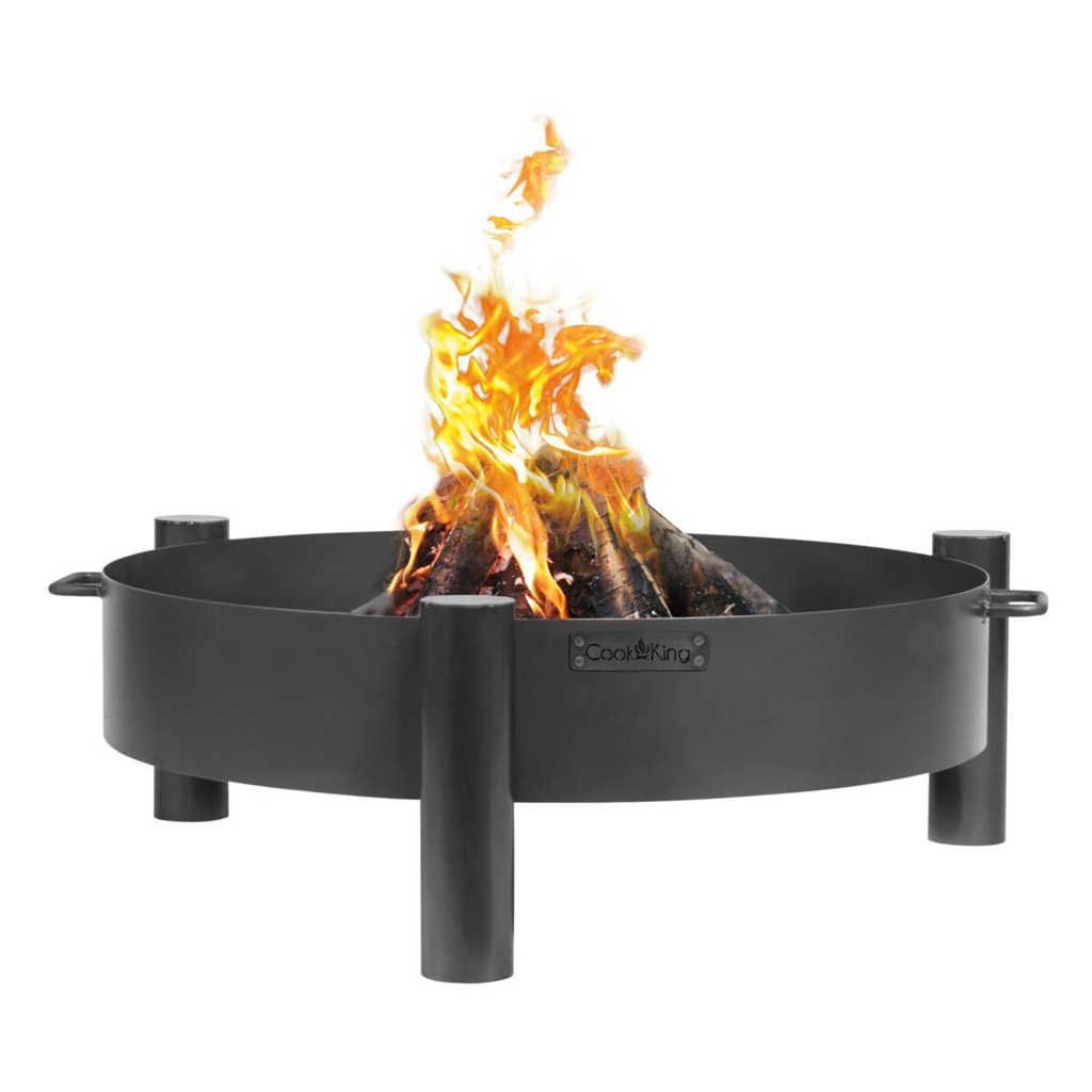CookKing Feuerschale Haiti schwarz Stahl B/H/T: ca. 68x30x68 cm