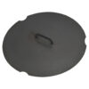 CookKing Deckel für Feuerschale schwarz Stahl B/T: ca. 82x82 cm