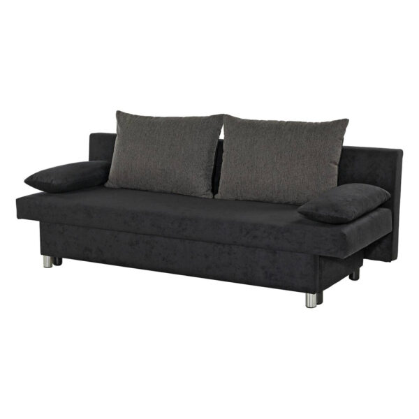 POCO Schlafsofa grauschwarz Microfaser B/H/T: ca. 191x82x80 cm POCO Schlafsofa grauschwarz Microfaser B/H/T: ca. 191x82x80 cm
