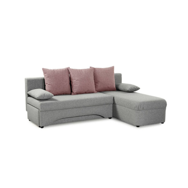 POCO Ecksofa mit Bettfunktion und Bettkasten hellgrau Feinstruktur B/H/T: ca. 191x70x142 cm POCO Ecksofa mit Bettfunktion und Bettkasten hellgrau Feinstruktur B/H/T: ca. 191x70x142 cm