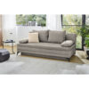 POCO Dauerschlafsofa grau Microfaser B/H/T: ca. 202x87x106 cm