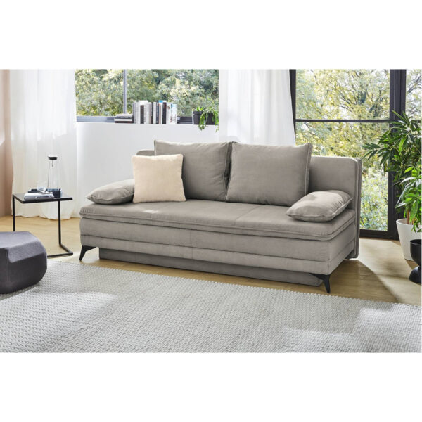 POCO Dauerschlafsofa grau Microfaser B/H/T: ca. 202x87x106 cm POCO Dauerschlafsofa grau Microfaser B/H/T: ca. 202x87x106 cm