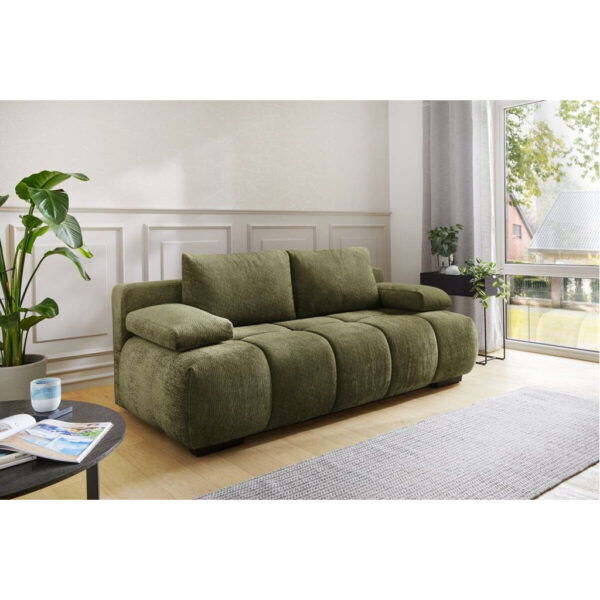 POCO Schlafsofa grün Kunststoff B/H/T: ca. 213x86x101 cm POCO Schlafsofa grün Kunststoff B/H/T: ca. 213x86x101 cm