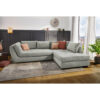 POCO Ecksofa grau Microfaser B/H/T: ca. 321x92x219 cm