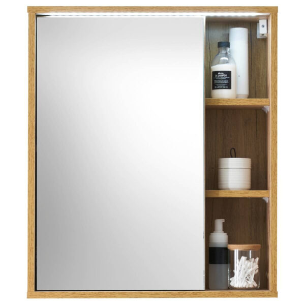 5903867530541 Spiegelschrank Greece
Wildeiche Nachbildung B/H/T: ca. 60x70x20 cm