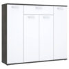POCO Kommode Beton dunkel Optik weiß B/H/T: ca. 139x121x35 cm POCO Kommode Beton dunkel Optik weiß B/H/T: ca. 139x121x35 cm