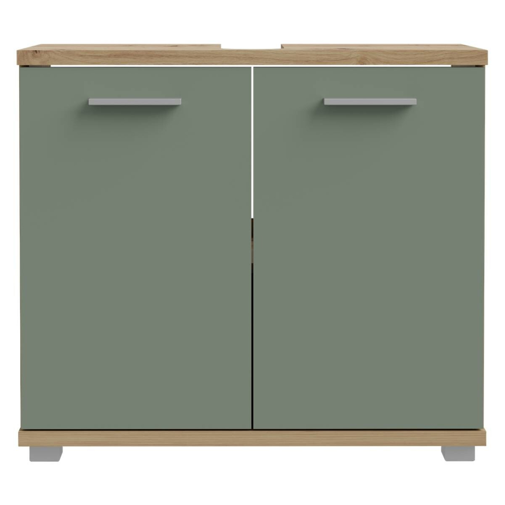 Waschbeckenunterschrank 
Eiche Artisan Nachbildung salbei B/H/T: ca. 70x62x29 cm