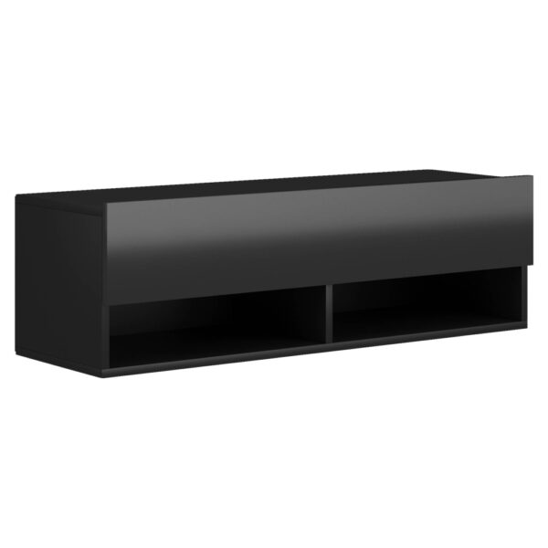 WIPMEB TV-Board Derby schwarz matt schwarz Hochglanz B/H/T: ca. 100x30x31 cm