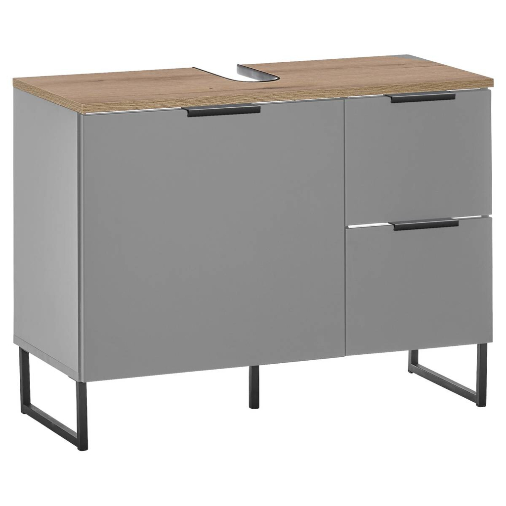 Waschbeckenunterschrank Denver
grau matt Eiche Evoke Coast Nachbildung B/H/T: ca. 80x60x35 cm