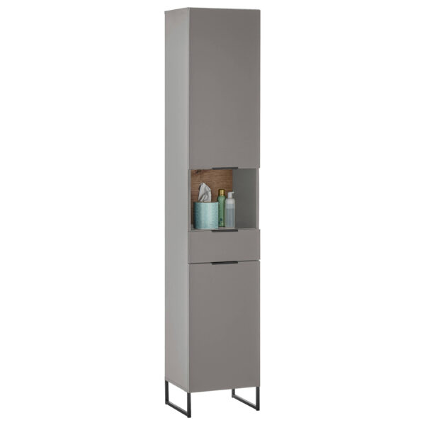 Hochschrank Denver
grau matt Eiche Evoke Coast Nachbildung B/H/T: ca. 38x195x32 cm