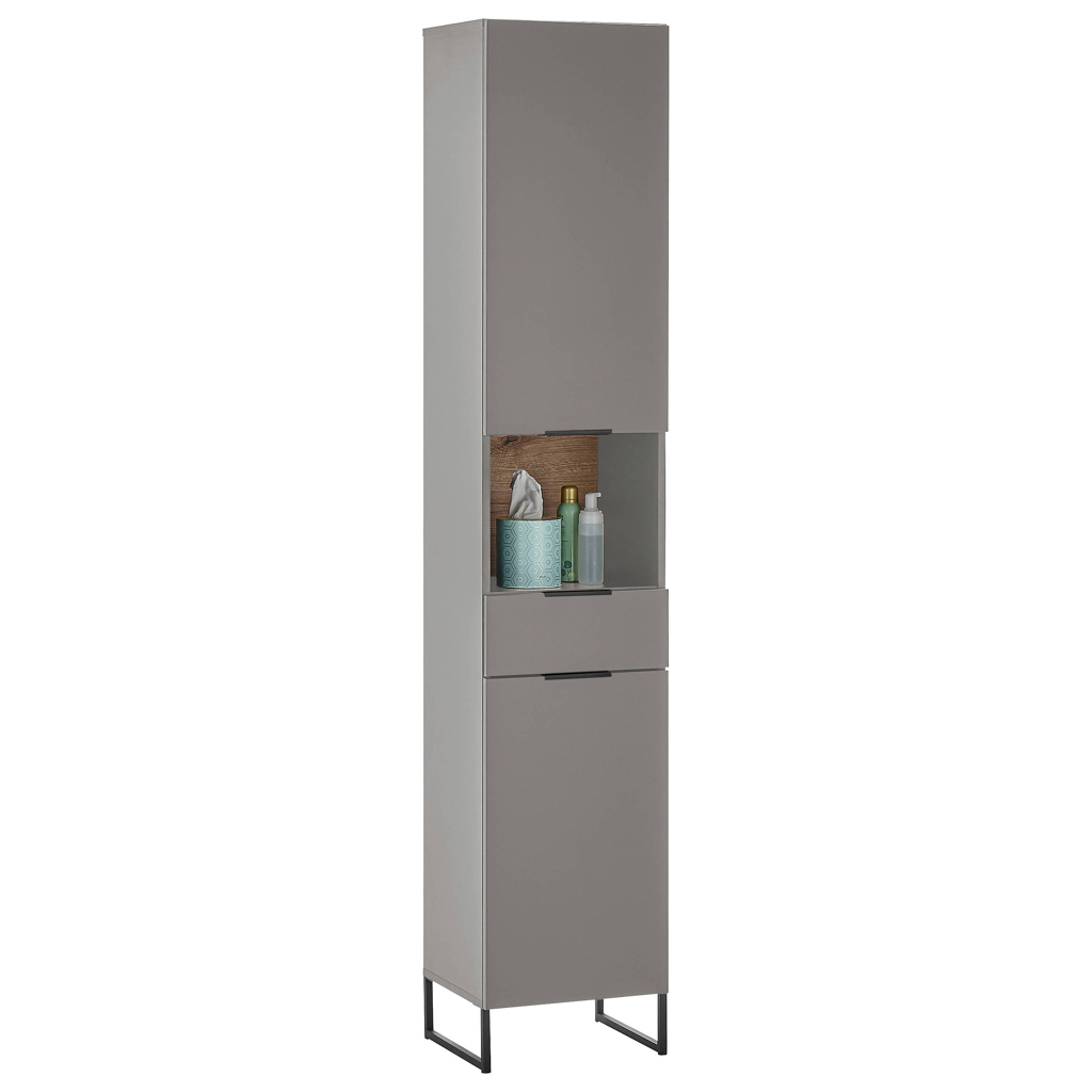 Hochschrank Denver
grau matt Eiche Evoke Coast Nachbildung B/H/T: ca. 38x195x32 cm