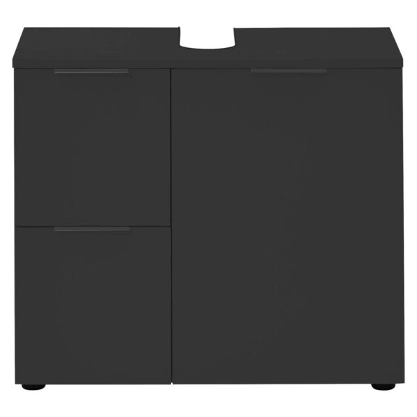 5905805306300 Waschbeckenunterschrank Porto
schwarz B/H/T: ca. 70x60x35 cm