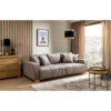 POCO Big Sofa Alpha New dunkelbeige Microfaser B/H/T: ca. 244x85x112 cm