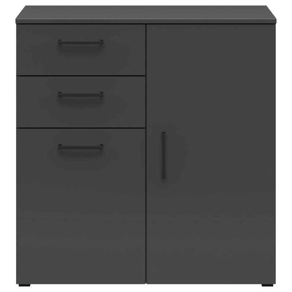 POCO Kommode Multi-Stauraum Typ 26 anthrazit B/H/T: ca. 80x83x40 cm