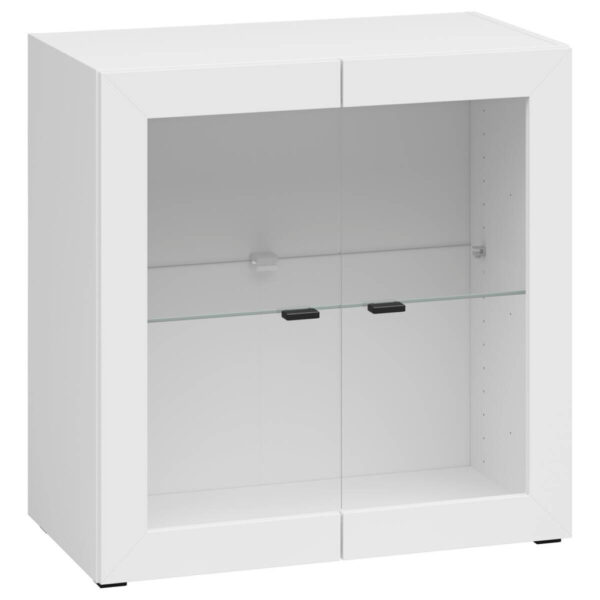 Vitrine System 64
weiß matt B/H/T: ca. 64x64x35 cm