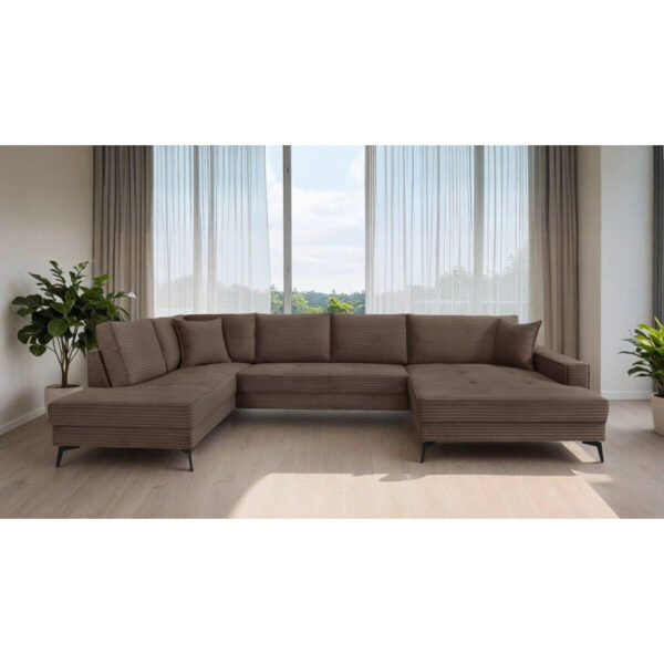 POCO Wohnlandschaft Zero braun Microfaser B/H/T: ca. 362x86x195 cm POCO Wohnlandschaft Zero braun Microfaser B/H/T: ca. 362x86x195 cm