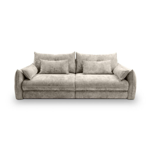 POCO Big Sofa Delphine pearl Microfaser B/H/T: ca. 246x74x119 cm POCO Big Sofa Delphine pearl Microfaser B/H/T: ca. 246x74x119 cm