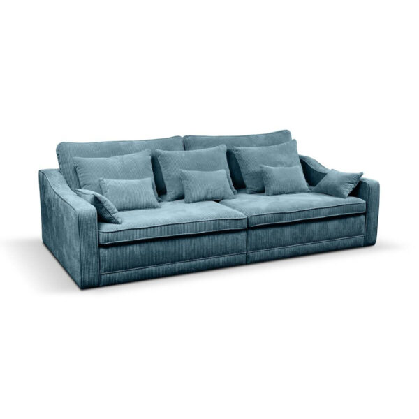 POCO Big Sofa Evora türkis Microfaser B/H/T: ca. 276x71x137 cm