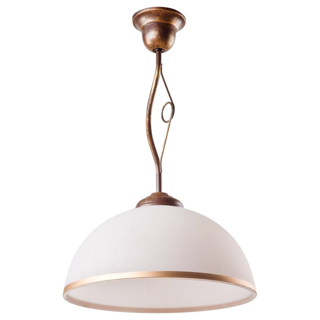 Lamkur Pendelleuchte Retro II
braun Stahl Glas H/L: ca. 45×30 cm E27 1 Brennstellen
