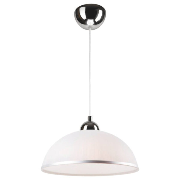 Lamkur Pendelleuchte Mel
weiß Stahl Glas H/L: ca. 75x30 cm E27 1 Brennstellen