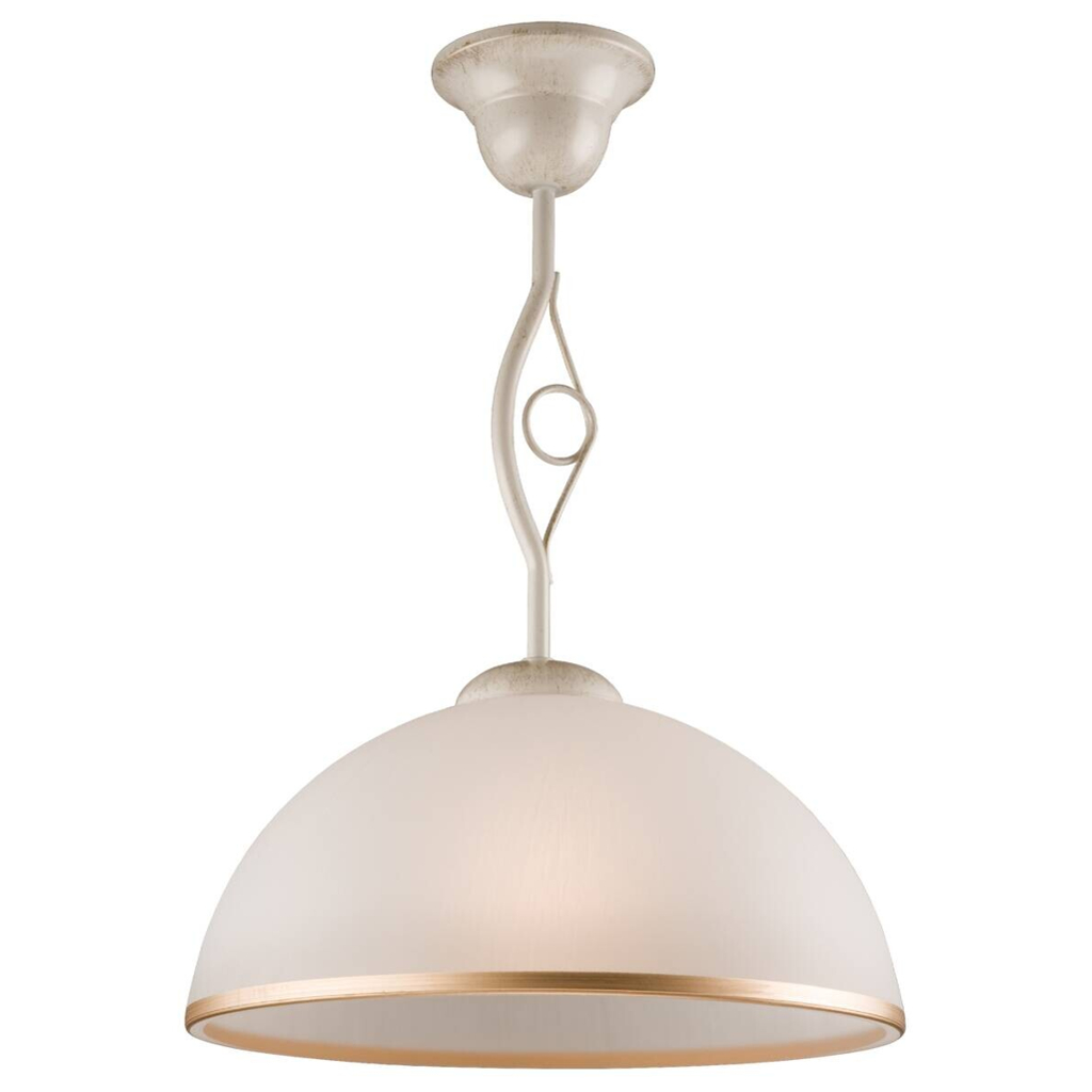 Lamkur Pendelleuchte Retro II
weiß Stahl Glas H/L: ca. 45×32,5 cm E27 1 Brennstellen