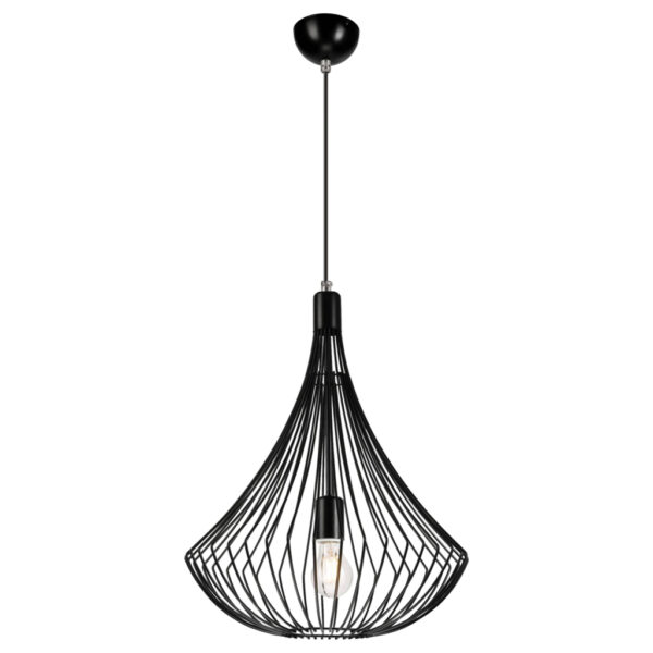 Lamkur Pendelleuchte Balerina
schwarz Stahl H/L: ca. 90x38 cm E27 1 Brennstellen