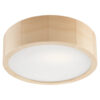 Lamkur Deckenleuchte Eveline kiefer Glas Holz H/L: ca. 8x27 cm E27 1 Brennstellen