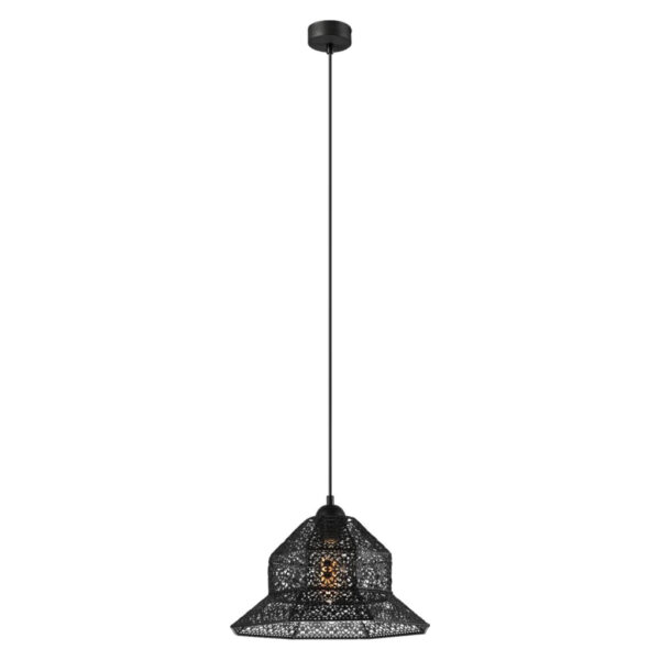 Lamkur Hängeleuchte
schwarz Stahl B/H/L: ca. 37x23x37 cm E27 1 Brennstellen