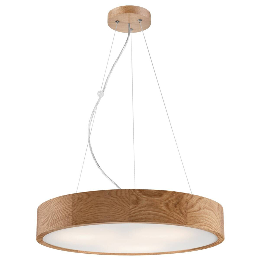 Lamkur Deckenleuchte Eveline
Eiche Holz Glas H/L: ca. 80×47 cm E27 3 Brennstellen