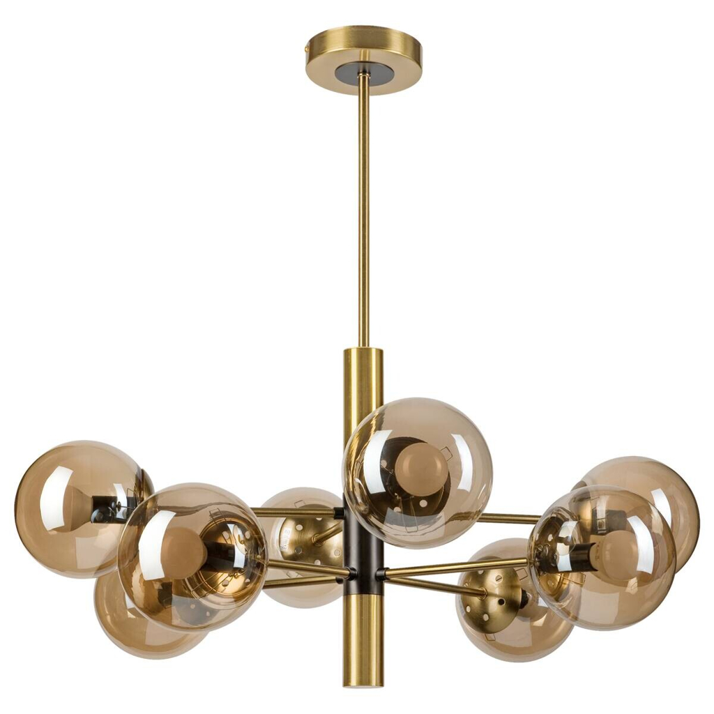 Lamkur Pendelleuchte
gold schwarz Metall Glas H/D: ca. 76×68 cm E14 8 Brennstellen