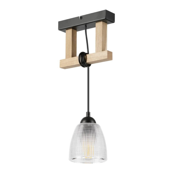 5907687460484 Lamkur Pendelleuchte
Eiche Stahl B/H/L: ca. 20x89x20 cm E27 1 Brennstellen