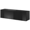 WIPMEB TV-Lowboard VIVIEN schwarz schwarz glanz B/H/T: ca. 140x40x38 cm