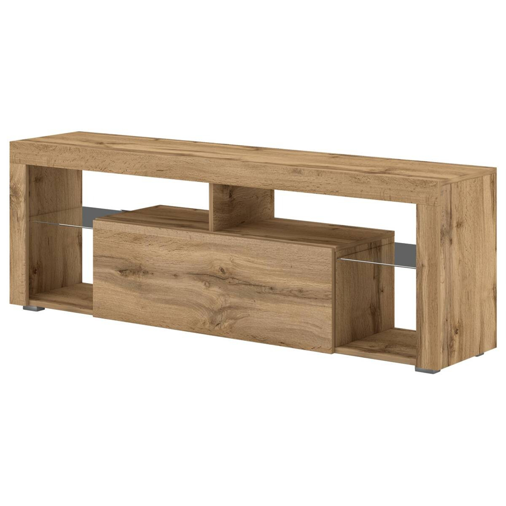 WIPMEB TV-Board Everest Eiche Wotan Nachbildung B/H/T: ca. 140x50x35 cm