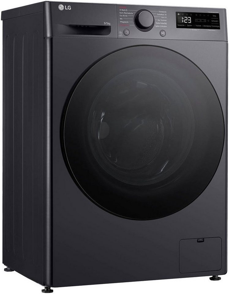LG Waschtrockner 5 V5WD95SLIMB, 9 kg, 5 kg, 1200 U/min