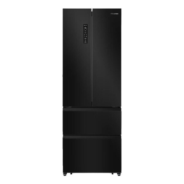Hisense French-Door Kühl-/Gefrierkombination RF632N4AFC1 schwarz B/H/T: ca. 70x201x69 cm