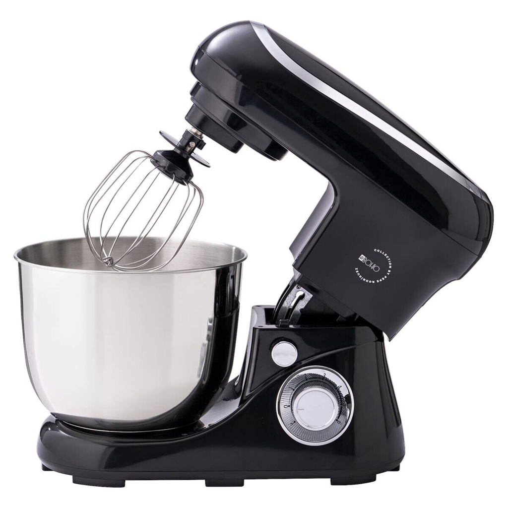 BERGNER Küchenmaschine BG-50043-BK schwarz Kunststoff Edelstahl B/H/L: ca. 23x32x39 cm ca. 5 l