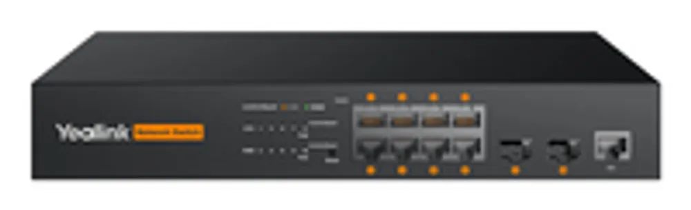 Yealink RCH80 – L2+Web Managed PoE+ Switch – Zubehör Netzwerk – Power over Ethernet
