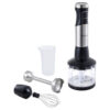 MASTERPRO Stabmixer-Set BGMP-9126 Foodies schwarz silber Edelstahl Kunststoff B/H/T: ca. 25,5x26x12,5 cm