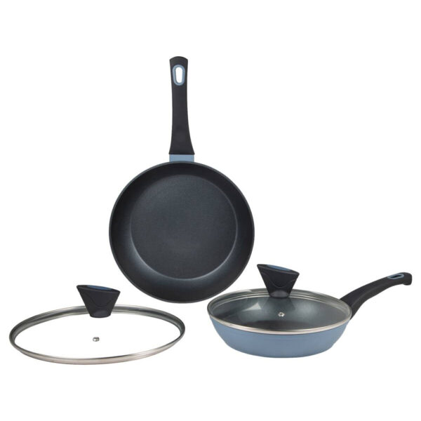 SAN IGNACIO Pfannenset VERA blau Aluminium 4 tlg SAN IGNACIO Pfannenset VERA blau Aluminium 4 tlg