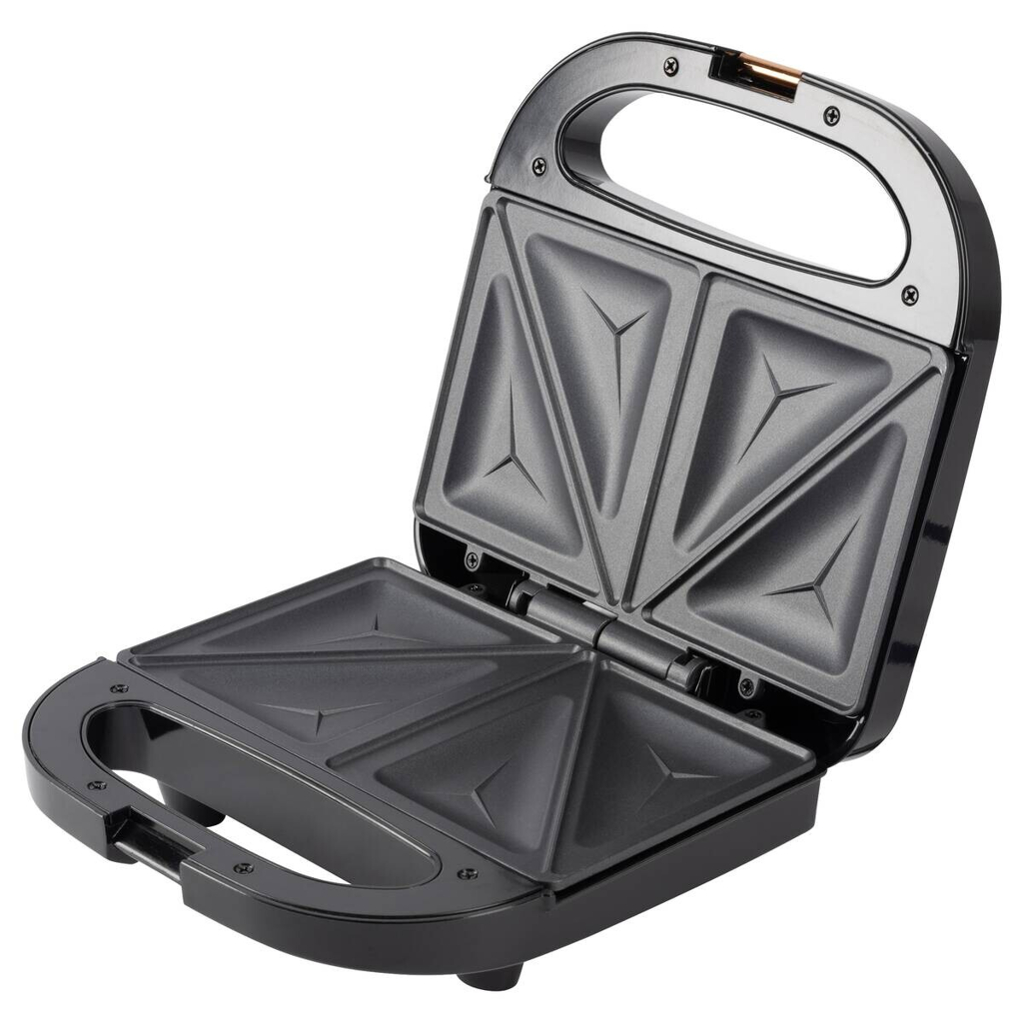 BERGNER Sandwichtoaster BG-53005-CP schwarz Kupfer Aluminium Kunststoff B/H/L: ca. 22x9x22 cm