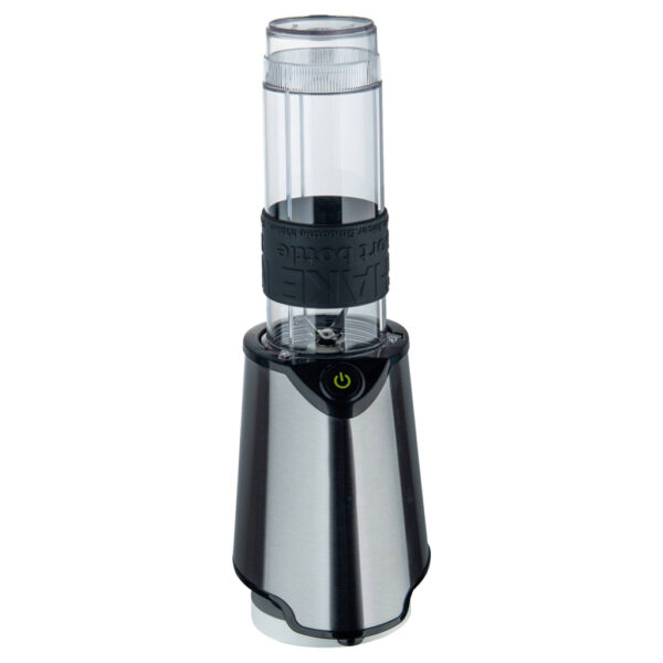 BERGNER Standmixer BG-51027-BK silber Kunststoff Silikon B/H/L: ca. 12x35x14 cm BERGNER Standmixer BG-51027-BK silber Kunststoff Silikon B/H/L: ca. 12x35x14 cm