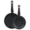 SAN IGNACIO Pfannen-Set IBON BLACK schwarz Aluminium 2 tlg