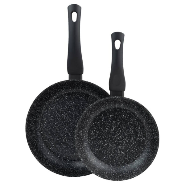 SAN IGNACIO Pfannen-Set IBON BLACK schwarz Aluminium 2 tlg SAN IGNACIO Pfannen-Set IBON BLACK schwarz Aluminium 2 tlg